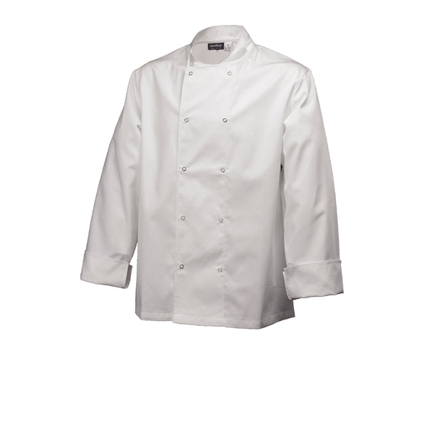 Basic Stud Jacket (Long Sleeve) White XS Size