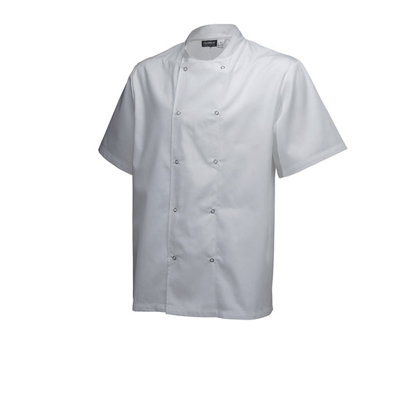 Basic Stud Jacket (Short Sleeve) White M Size