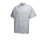 Basic Stud Jacket (Short Sleeve) White M Size