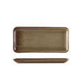 Terra Porcelain Grey Narrow Rectangular Platter 27 x 12.5cm Pack of 6