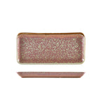 Terra Porcelain Rose Narrow Rectangular Platter 27 x 12.5cm Pack of 6