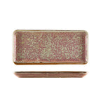 Terra Porcelain Rose Narrow Rectangular Platter 31 x 14cm Pack of 6