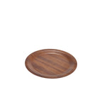 Non-Slip Darkwood Round Tray 27cm Dia