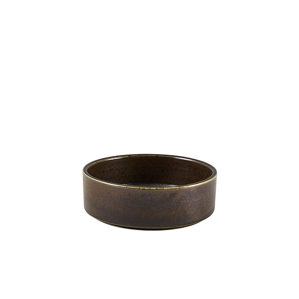 Terra Porcelain Black Presentation Bowl 13cm Pack of 6