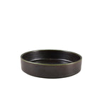 Terra Porcelain Black Presentation Bowl 18cm Pack of 6