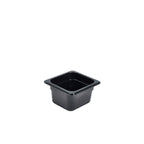 1/6 -Polycarbonate GN Pan 100mm Black