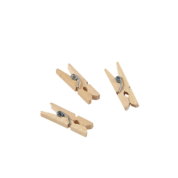 Miniature Wooden Pegs 2.5cm/1"  Pack of 100