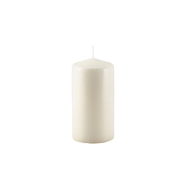 Pillar Candle 15cm H X 8cm Dia Ivory Pack of 6