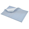 Greaseproof Paper Blue Gingham Print 35 x 25cm