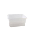 1/2 -Polypropylene GN Pan 150mm Clear Box of 6