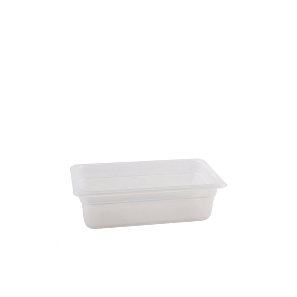 1/4 -Polypropylene GN Pan 100mm Clear Box of 6