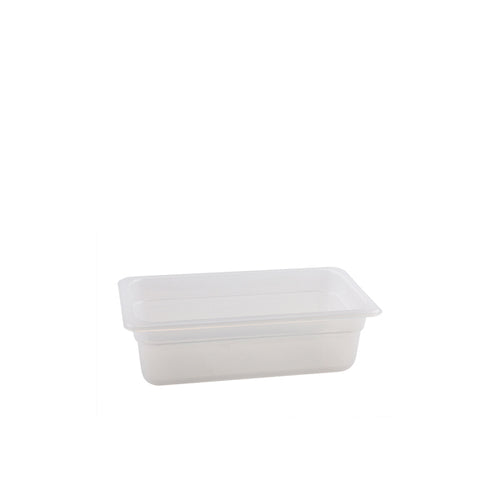 1/4 -Polypropylene GN Pan 100mm Clear Box of 6
