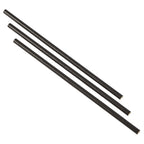 Paper Solid Black Straw 8" (20cm) Pack of 250