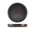 Terra Porcelain Black Presentation Plate 20.5cm Pack of 6
