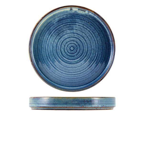 Terra Porcelain Aqua Blue Presentation Plate 26cm Pack of 6