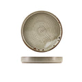 Terra Porcelain Grey Presentation Plate 18cm Pack of 6