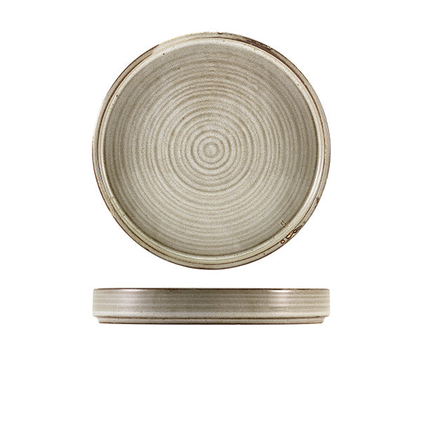 Terra Porcelain Grey Presentation Plate 20.5cm Pack of 6