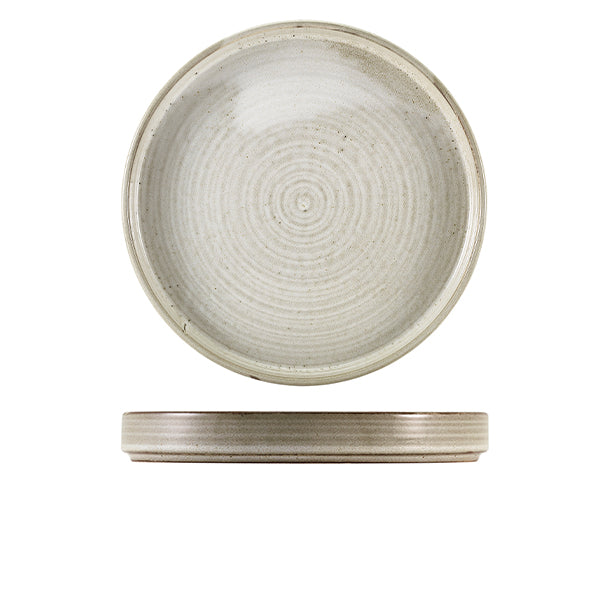 Terra Porcelain Grey Presentation Plate 26cm Pack of 6