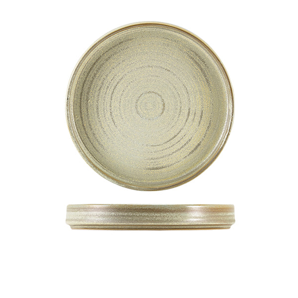 Terra Porcelain Matt Grey Presentation Plate 20.5cm Pack of 6