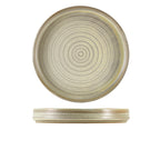 Terra Porcelain Matt Grey Presentation Plate 26cm Pack of 6