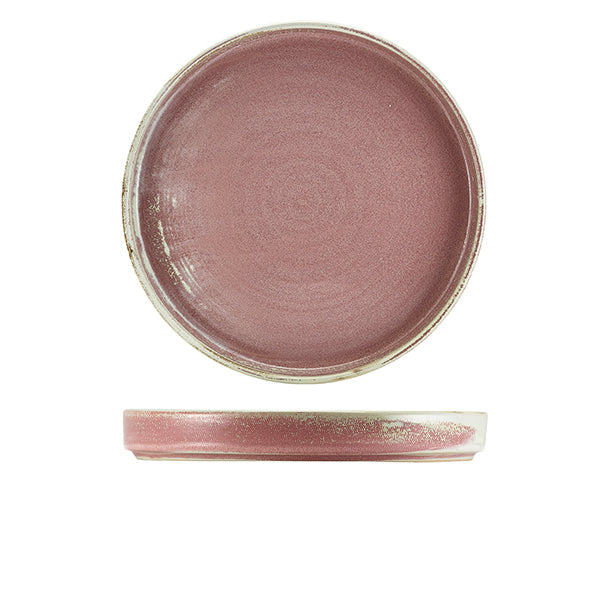 Terra Porcelain Rose Presentation Plate 26cm Pack of 6