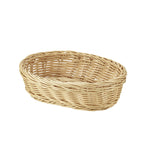 Oval Polywicker Basket 22.5 x 15.5 x 6.5cm Pack of 6