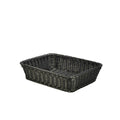 Polywicker Display Basket Black 36.5 x 29 x 9cm