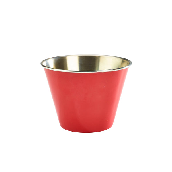 GenWare Red Stainless Steel Ramekin 34cl/12oz Pack of 24