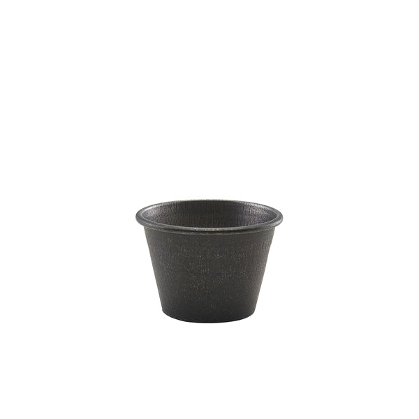 GenWare Black Vintage Steel Ramekin 71ml/2.5oz Pack of 24