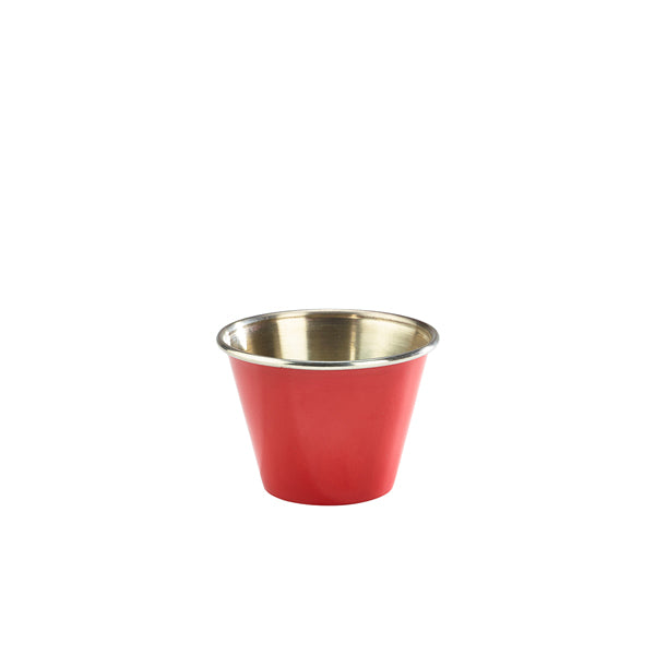 GenWare Red Stainless Steel Ramekin 71ml/2.5oz Pack of 24