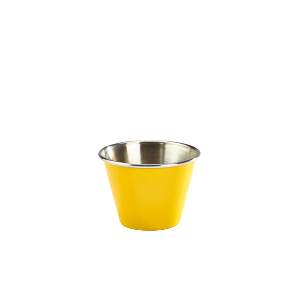 GenWare Yellow Stainless Steel Ramekin 71ml/2.5oz Pack of 24