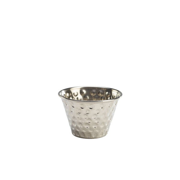 GenWare Stainless Steel Hammered Ramekin 114ml/4oz Pack of 24