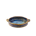 Terra Porcelain Aqua Blue Round Eared Dish 14.6cm Pack of 6