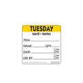 50mm Tuesday  Removable Day Label (500)
