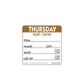 50mm Thursday Removable Day Label (500)