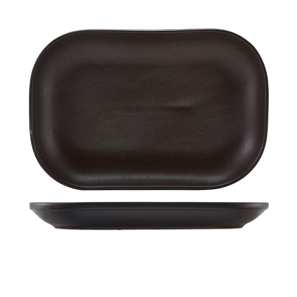 Terra Stoneware Antigo Rectangular Plate 29 x 19.5cm Pack of 6