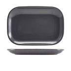 Terra Stoneware Rustic Blue Rectangular Plate 29 x 19.5cm Pack of 6