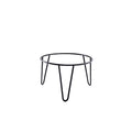 GenWare Black Anti-Slip Hairpin Riser 15cm