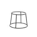 Genware Black Anti-Slip Round Buffet Riser