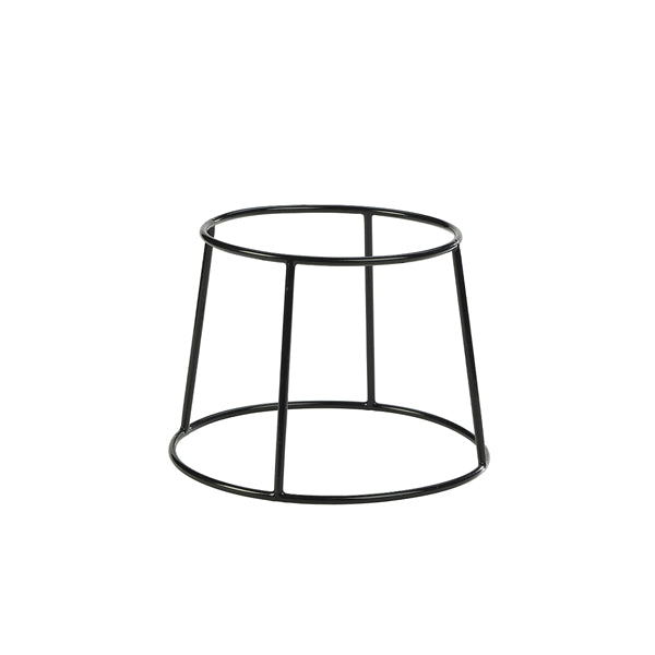 Genware Black Anti-Slip Round Buffet Riser