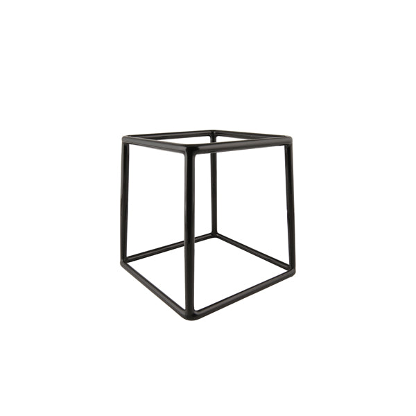 Genware Black Anti-Slip Buffet Riser 18 x 18cm