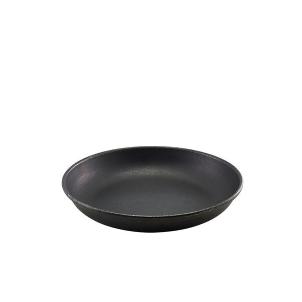 GenWare Black Vintage Steel Coupe Plate 20cm Box of 12