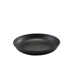 GenWare Black Vintage Steel Coupe Plate 24cm Box of 12
