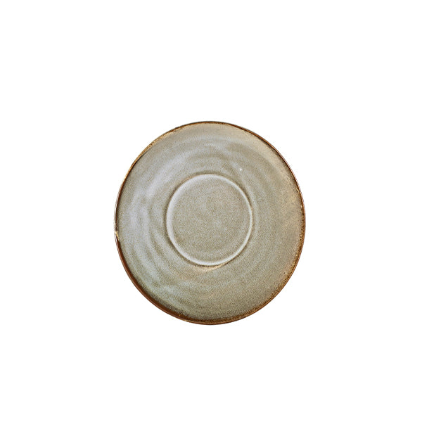 Terra Porcelain Grey Saucer 14.5cm Pack of 6