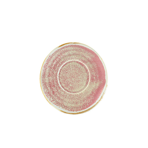 Terra Porcelain Rose Saucer 14.5cm Pack of 6