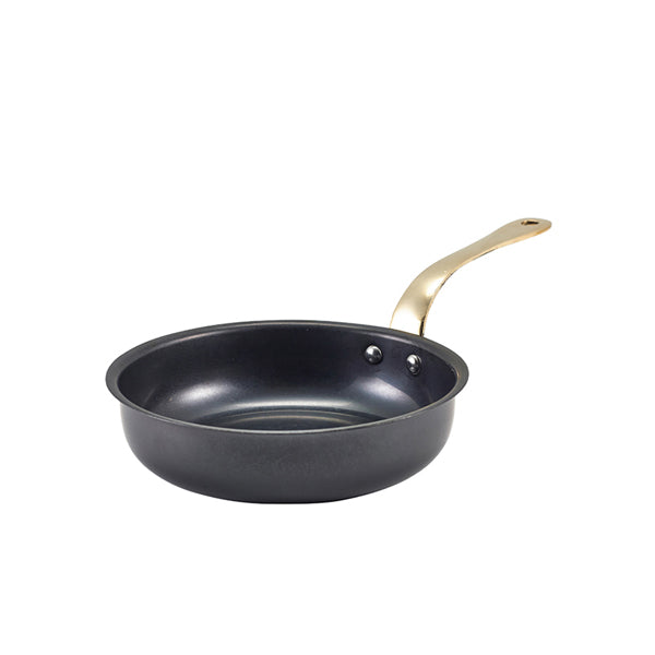 GenWare Black Vintage Steel Mini Fry Pan 15.5 x 4cm Pack of 6