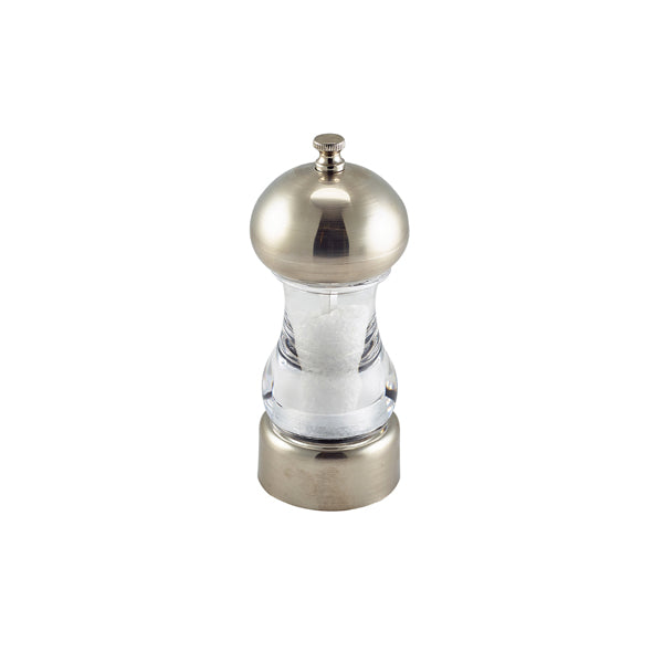Chrome & Acrylic Salt Or Pepper Grinder 14cm Box of 6