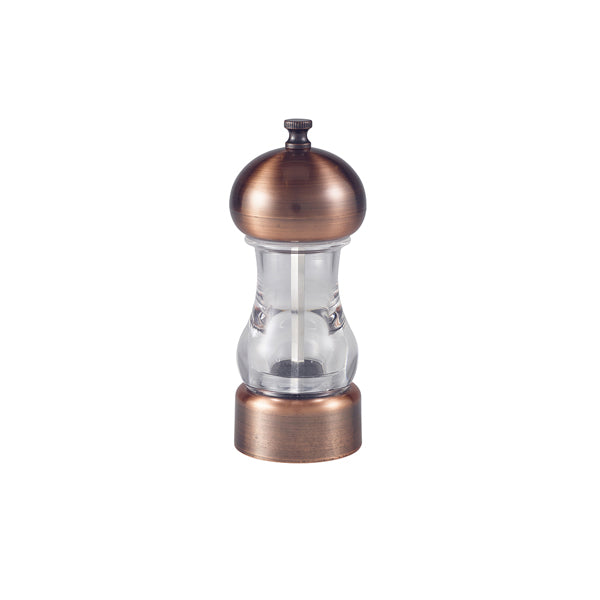 Antique Copper & Acrylic Salt/Pepper Grinder 14cm Box of 6
