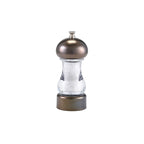 GenWare Gun Metal & Acrylic Salt/Pepper Grinder 14cm Box of 6