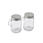 Mason Jar Salt & Pepper Shaker Set Box of 3